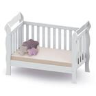 Berço Americano 3 Em 1 Lila Branco Brilho Carolina Baby
