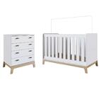 Berço Americano 3 Em 1 Selo Inmetro Cômoda 4 Gavetas Favo De