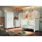 Berço Americano 3 Em 1 Údine Móveis Bonatto Branco