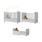 Berço Americano 3x1 Com Colchão Incluso Poltrona De Amamentaç