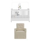 Berço Americano 3x1 Com Poltrona De Amamentação Pimpolho Mult