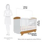 Berço Americano Cris Retrô 3 Em 1 Com Colchão Baby Physical -