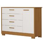 Berço Americano Danny E Cômoda Infantil Zaki Branco Acetinado