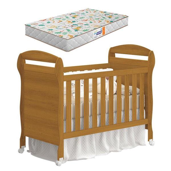 Berço Americano Danny Savana Com Colchão Gazin - Reller