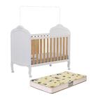 Berço Americano Elô 3 Em 1 Com Colchão Supreme - Móveis Peroba