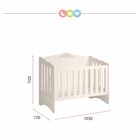 Berço Americano Em Mdf Wall Smile Creme