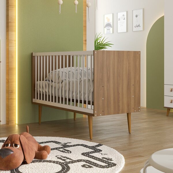 Berço Americano Encanto Alta Resistência   Nogal Manchester/