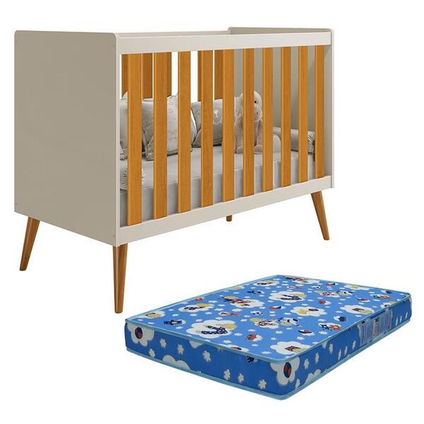 Berço Americano Isis Com Colchão Baby Physical - Reller Móveis