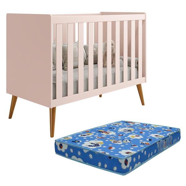 Berço Americano Isis Com Colchão Baby Physical - Reller Móveis