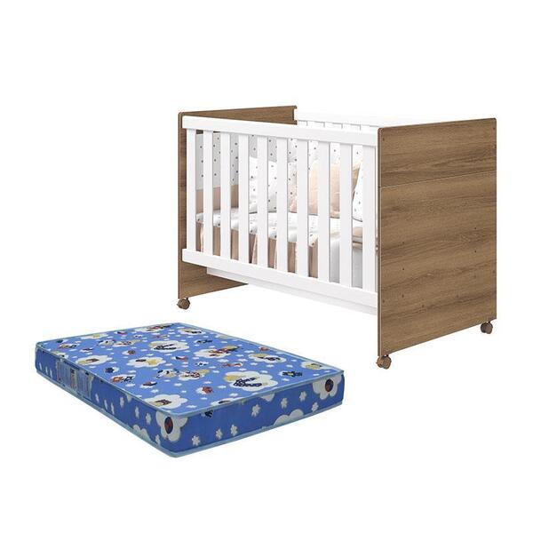 Berço Americano Katatau Com Colchão D18 - Reller Móveis