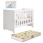 Berço Americano Katatau Com Colchão Supreme E Travesseiro Bab