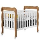 Berço Americano Lila E Guarda Roupa Infantil Ariel 3 Portas B