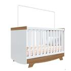 Berço Americano Mini Cama 3 Em 1 100% Mdf Suporte P/mosquitei