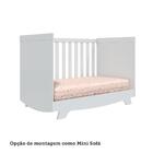 Berço Americano Mini Cama 3 Em 1 100% Mdf Suporte P/mosquitei