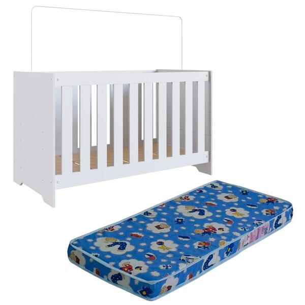 Berço Americano Mini Cama 3x1 E Colchao La014 Comm