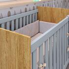 Berço Americano Para Bebê Quarto Infantil 100% Mdf Grade Segu