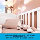 Berço Americano Retrô 100% Mdf Com Regulagem Altura Suporte P