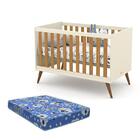 Berço Americano Retrô Gold Com Colchão Baby Physical - Matic