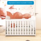 Berço Americano Simples 100% Mdf Mimo Branco Brilho