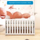 Berço Americano Simples 100% Mdf Mimo Branco Brilho