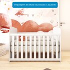 Berço Americano Simples 100% Mdf Mimo Branco Brilho