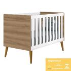 Berço Americano Theo Pés Amadeirado Com Colchão D18 - Reller