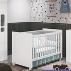 Berço Americano Tico Reller Móveis Branco Brilho