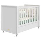 Berço Americano Tutto New Branco Acetinado E Colchão Phisical