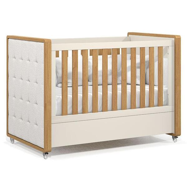 Berço Americano Tutto New Freijó Off White Com Capitonê New B