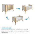 Berço Arredondado Minicama Americano 3 Em 1 Luly 100% Mdf Esp