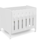 Berço Branco Moisés 2 Em 1 Vira Cercadinho + Colchão