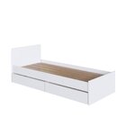 Berço Cama Multifuncional Com 2 Gavetões Malu Branco