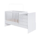 Berço Cama Multifuncional Com Colchão Solteiro 78cm X 188cm 1