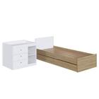 Berço Cama Multifuncional Com Gavetões 3 Em 1 84cm X 194cm Av