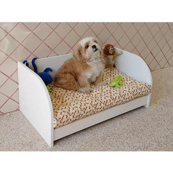 Berço Cama Pet Para Cães E Gatos Com Colchão Pequeno E Médio