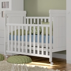 Berço Caminha Com Rodinhas Lucca Branco