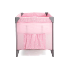 Berço Cercado Portátil Para Bebê Sleep Até 18kgs Rosa Voyage