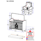 Berço Com Colchão E Poltrona De Amamentação Olaf Multimóveis