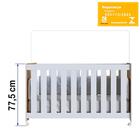 Berço Com Colchao E Rodizios La012 Comm