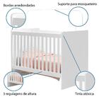 Berço Com Colchão Padrão Americano Giovana Branco 130x70x98cm