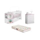 Berço Com Cômoda Doce Sonho Com Colchão Gazin E Cômoda 4 Gave