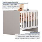 Berço Com Regulagem De Altura 100% Mdf Soft Americano Branco