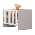 Berço Com Regulagem De Altura 100% Mdf Soft Americano Branco