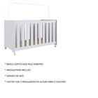 Berço Com Rodízios Aconchego Linha Aconchego Branco