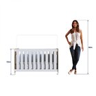 Berço Com Rodízios Aconchego Linha Aconchego Nogal/branco
