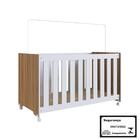 Berço Com Rodízios Certificado Inmetro Aconchego La002 Nogal/