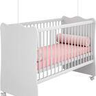 Berço Com Rodízios Doce Sonho Branco/branco - Qmovi