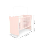 Berço Com Rodízios Doce Sonho Qmovi