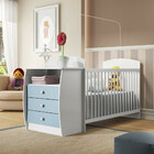 Berço Cômoda Com Colchão Incluso Colinho De Mãe Multimóveis F