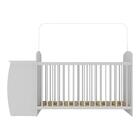 Berço Cômoda Com Colchão Incluso Colinho De Mãe Multimóveis M